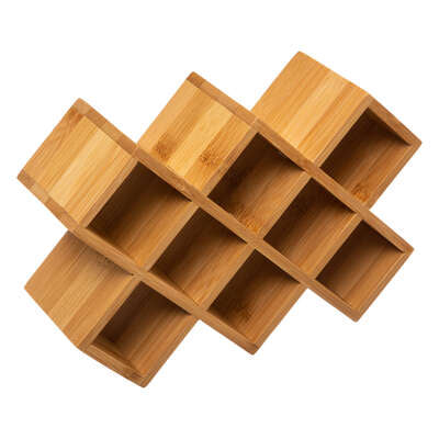 Rack à épices x8 en bambou