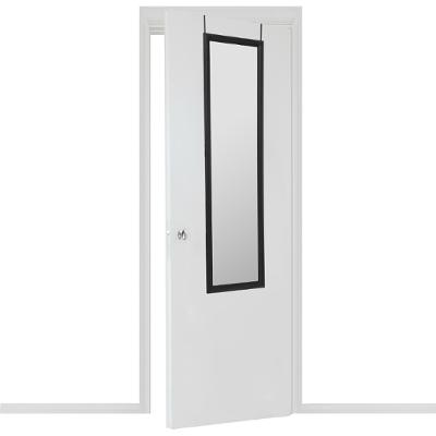 Miroir noir à accrocher au mur ou sur porte 35x125