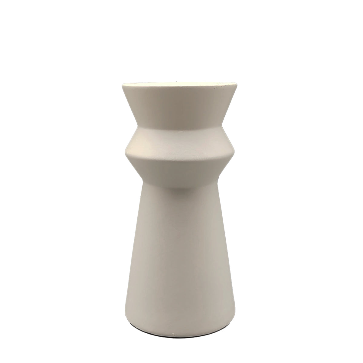 Vase en céramique écru H16