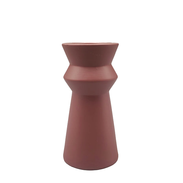 Vase en céramique terracotta H16