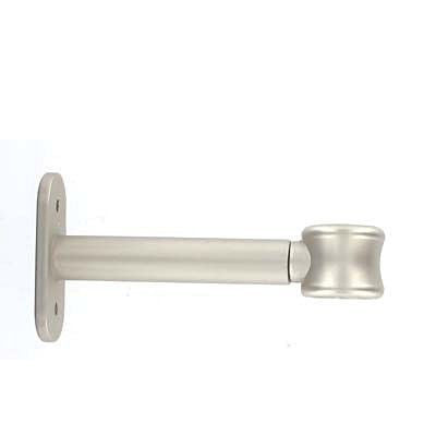Lot de 2 supports extensible (L90 - L150 / D20 mm) argent