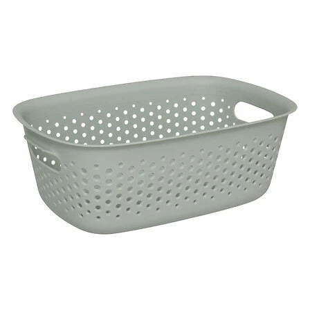 Panier en plastique vert céladon 3.5L