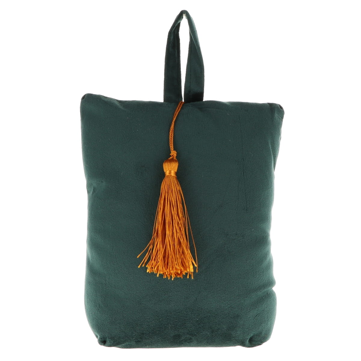 Butée de porte en velours vert H10 (couleur aléatoire)