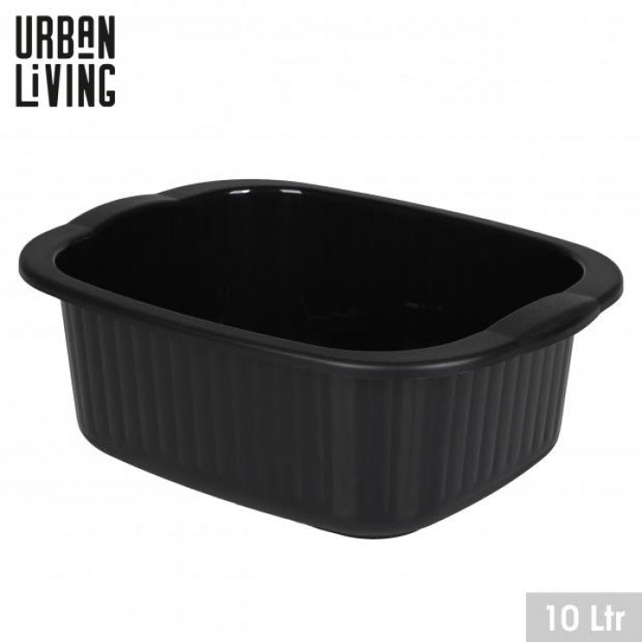 Bassine rectangle 10 litres noire