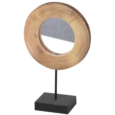 Décoration à poser en bois et métal H31
