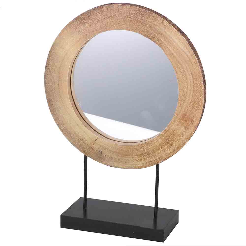 Décoration à poser en bois et métal H41
