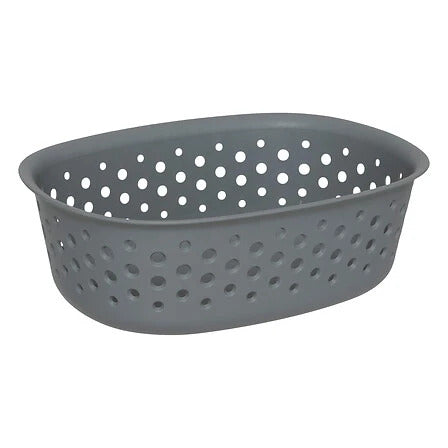 Panier en plastique gris foncé 1L