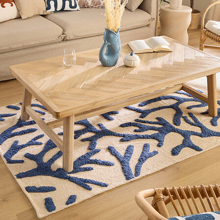 Tapis relief beige 120x170