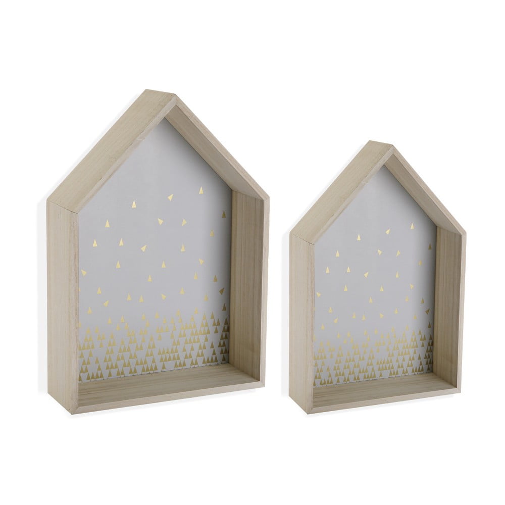 Lot de 2 étagères