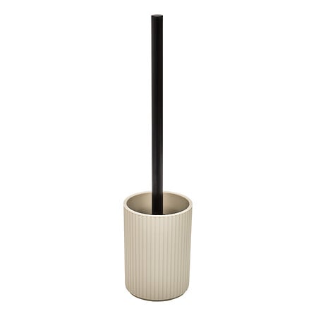 Brosse WC beige en résine