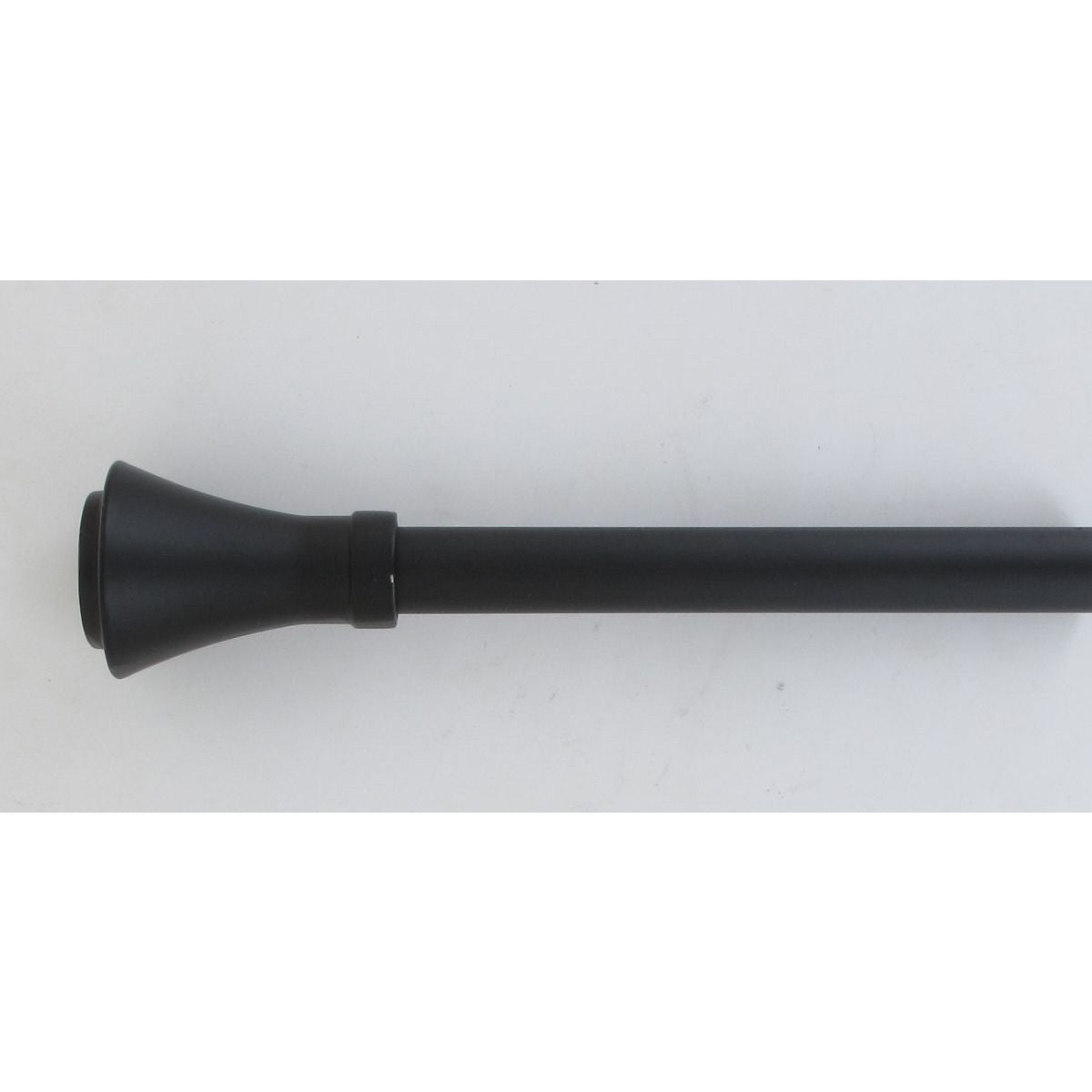 Kit de tringle extensible aluminium (L210 - L380 cm / D19 mm) noir mat