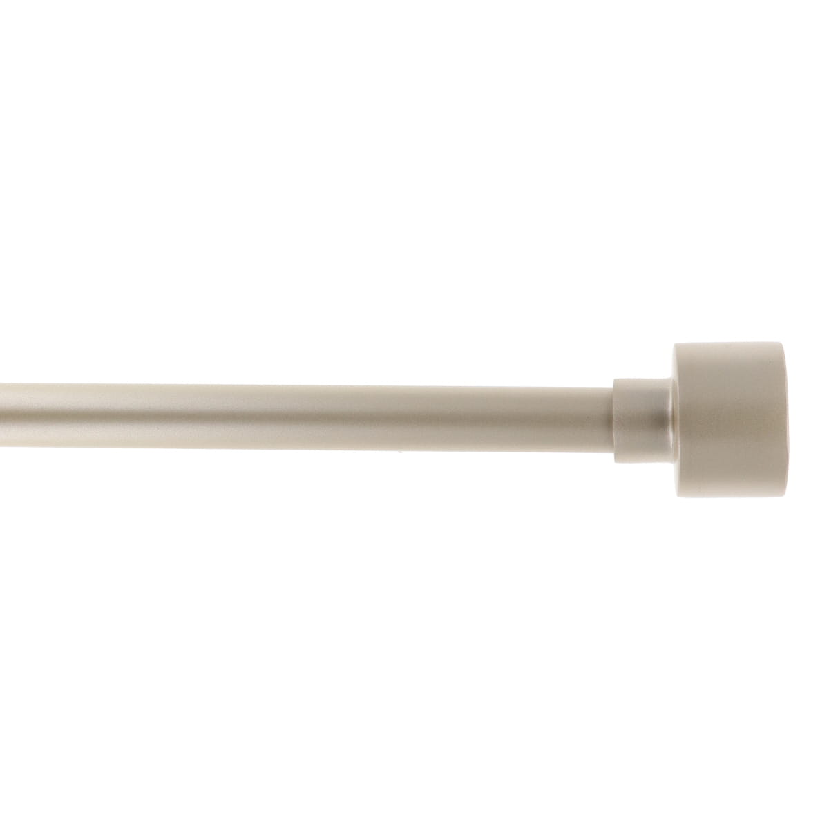 Kit de tringle extensible aluminium (L120 - L210 cm / D19 mm) doré
