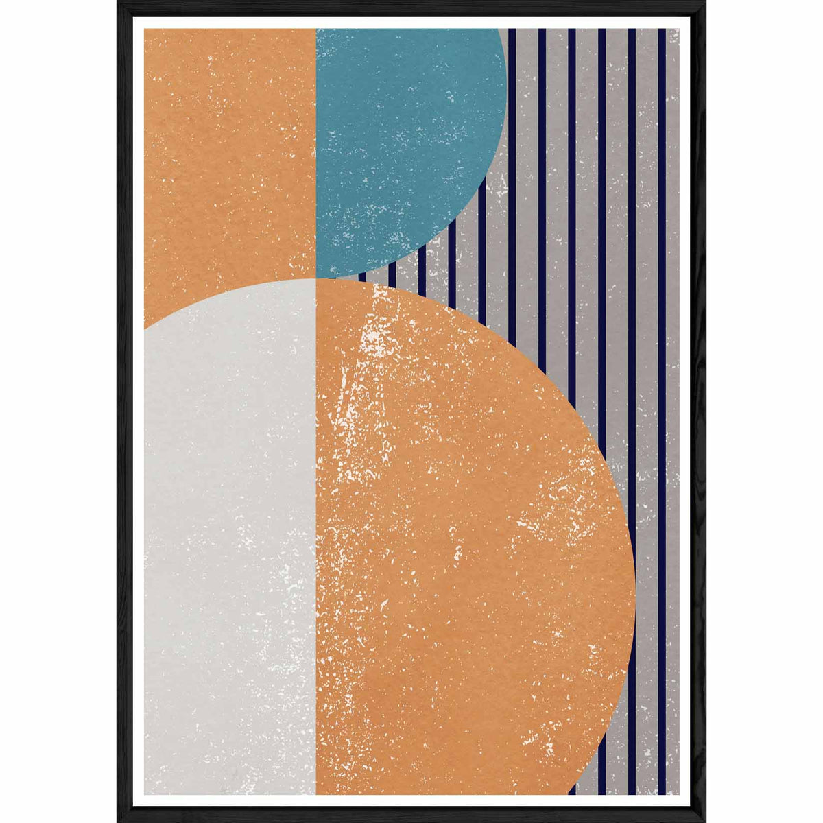 Tableau design avec cadre noir – Taille 32x42