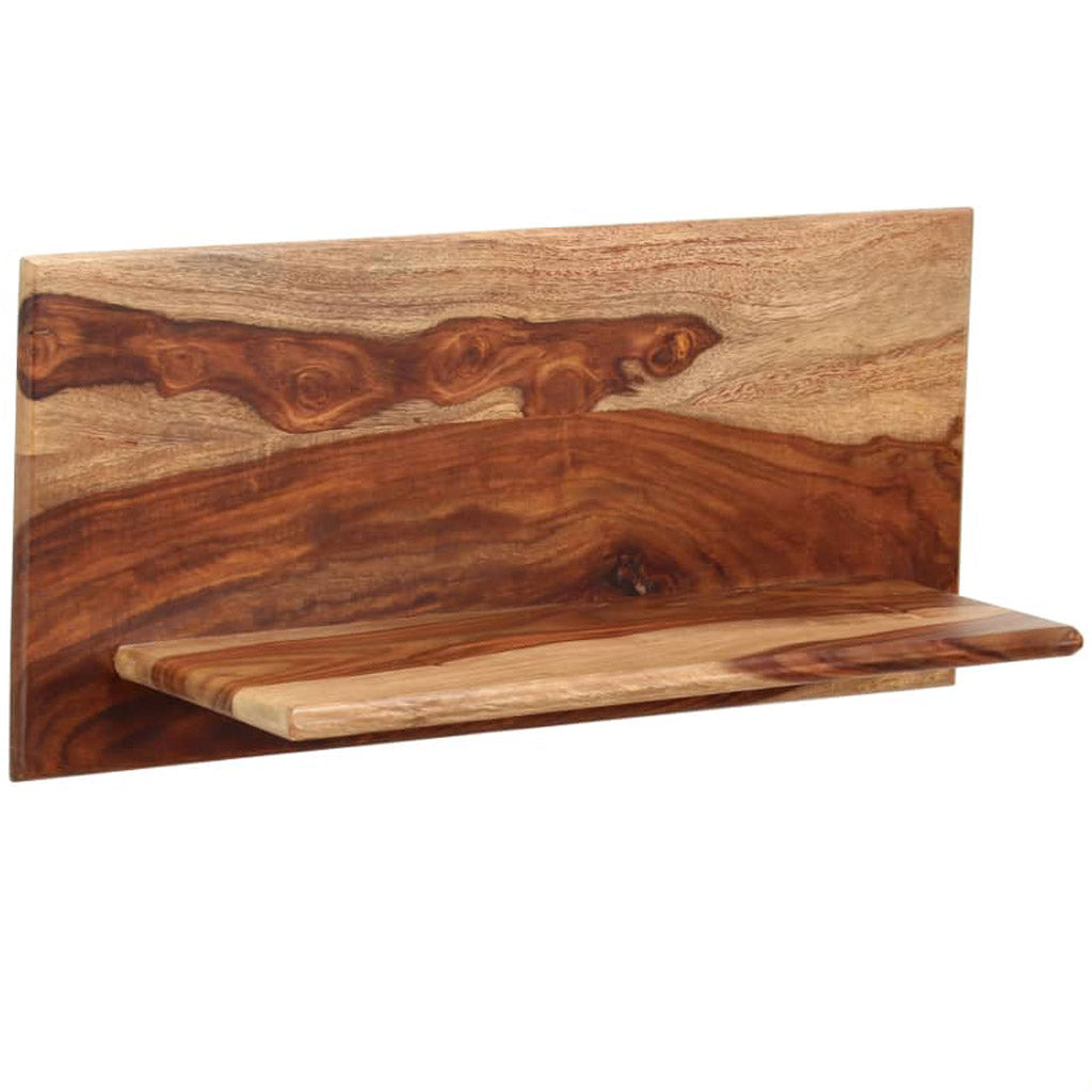 Etagère murale en acacia massif 60x26