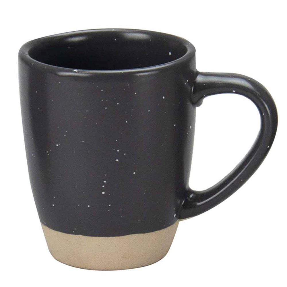 Tasse mouchetée grise foncée 9CL en grès