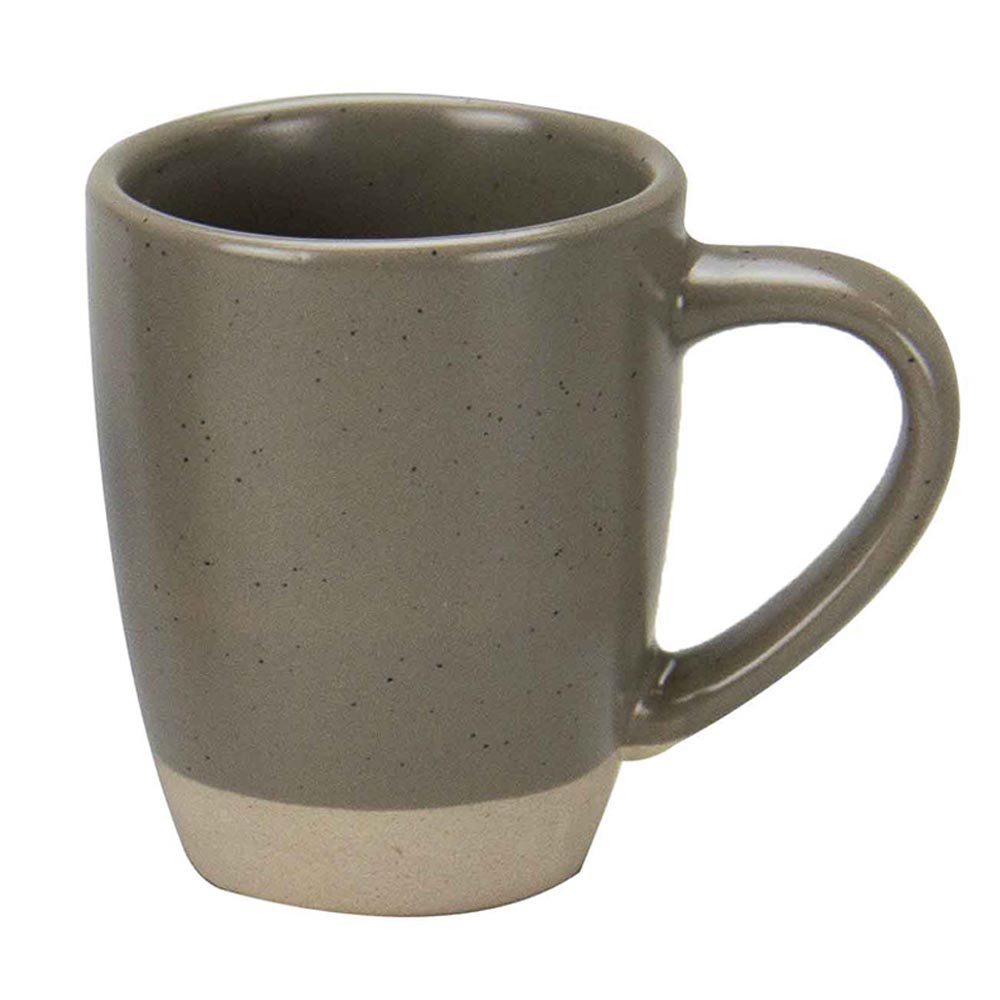 Tasse mouchetée taupe 9CL en grès