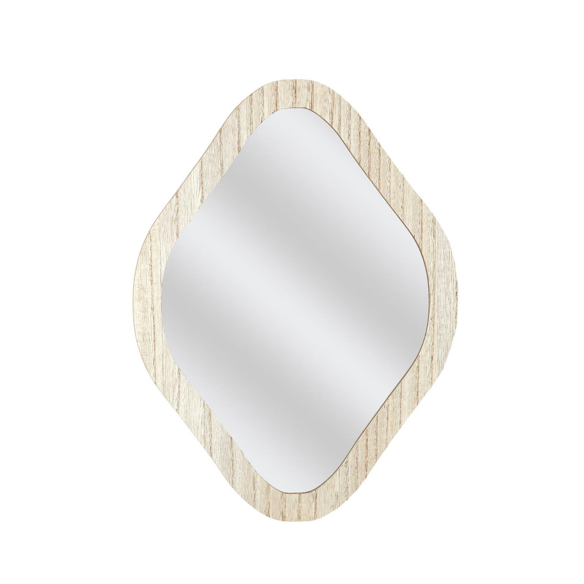 Miroir murale en bois losange H35