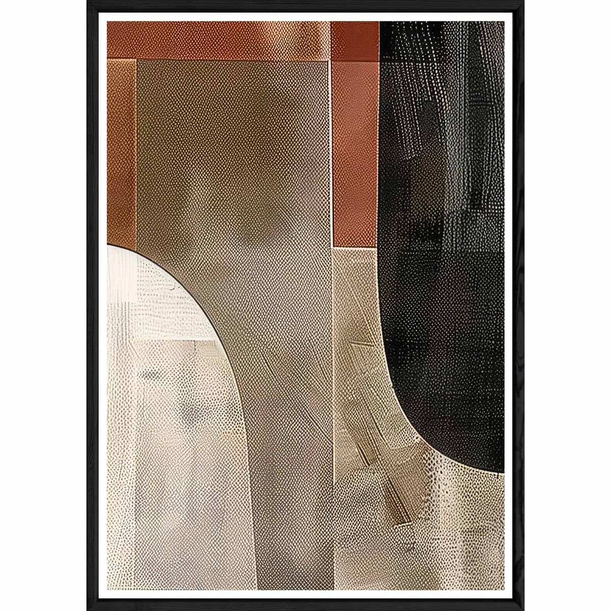 Tableau design avec cadre noir – Taille 32x42