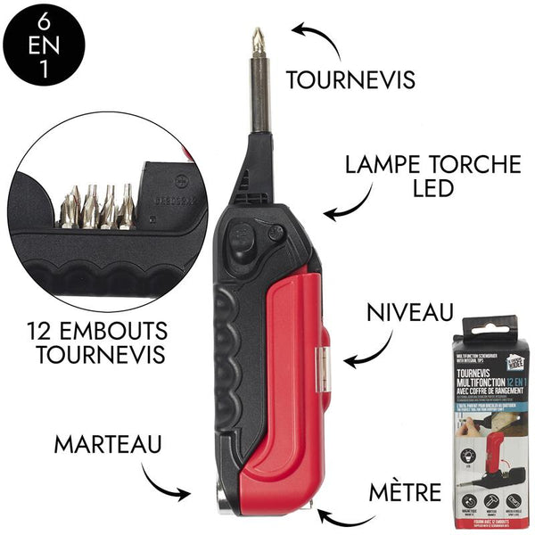Tournevis multifonction 12 en 1