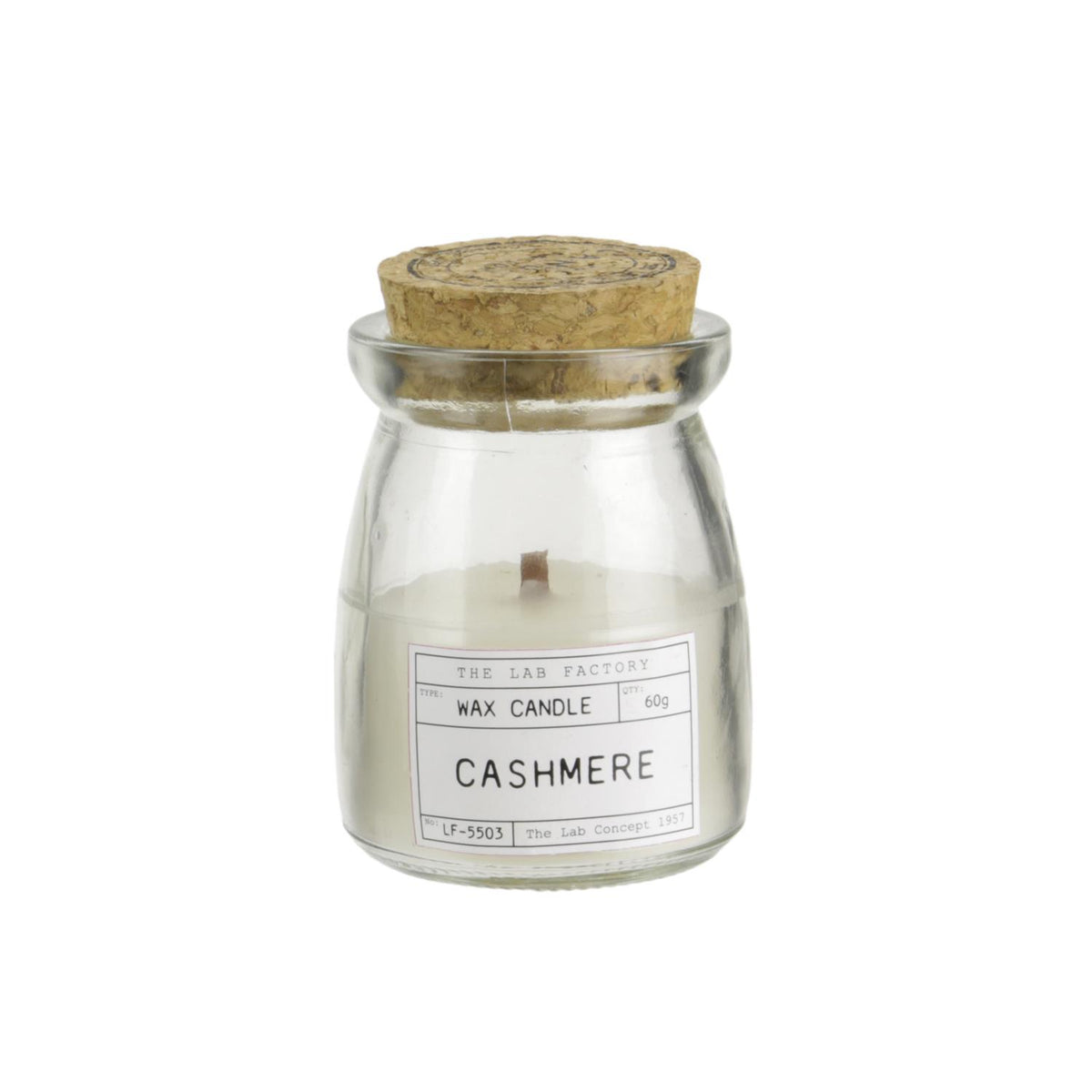 Bougie parfumée en verre H8 CASHMERE