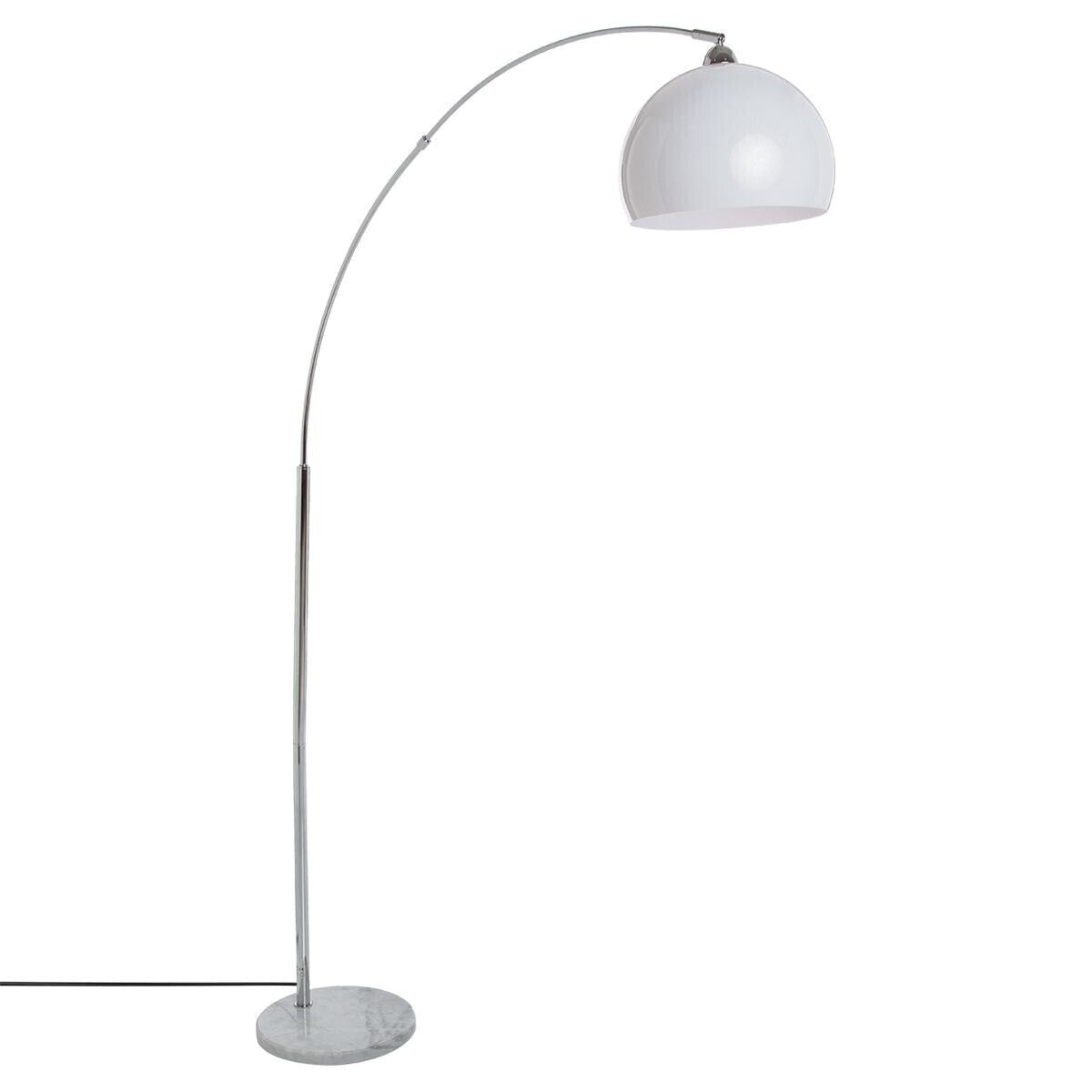 Lampadaire en métal blanc H185 (Marketplace)