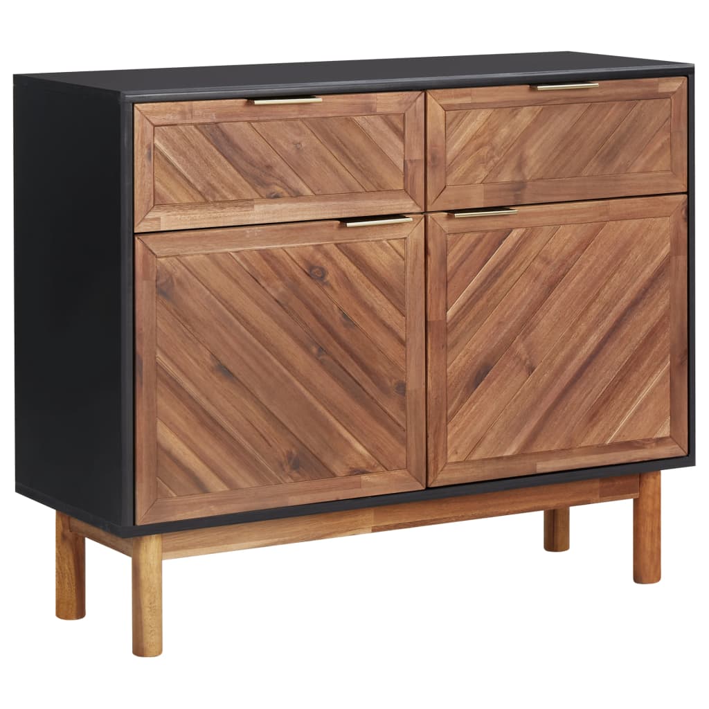 Commode en acacia 90x75 pied bois