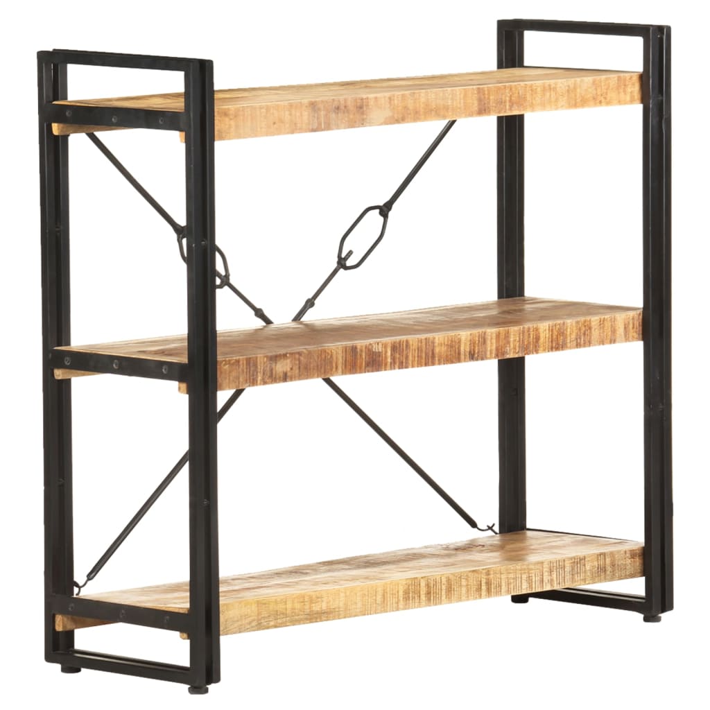 Etagère en manguier massif et métal 90x80