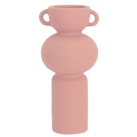 Vase en céramique rose H25