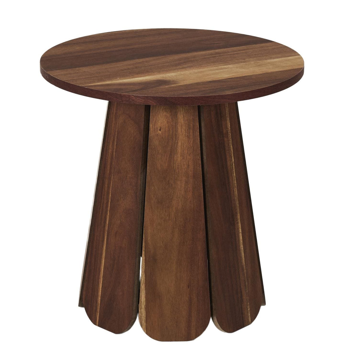 Table basse/ table d'appoint effet noyer