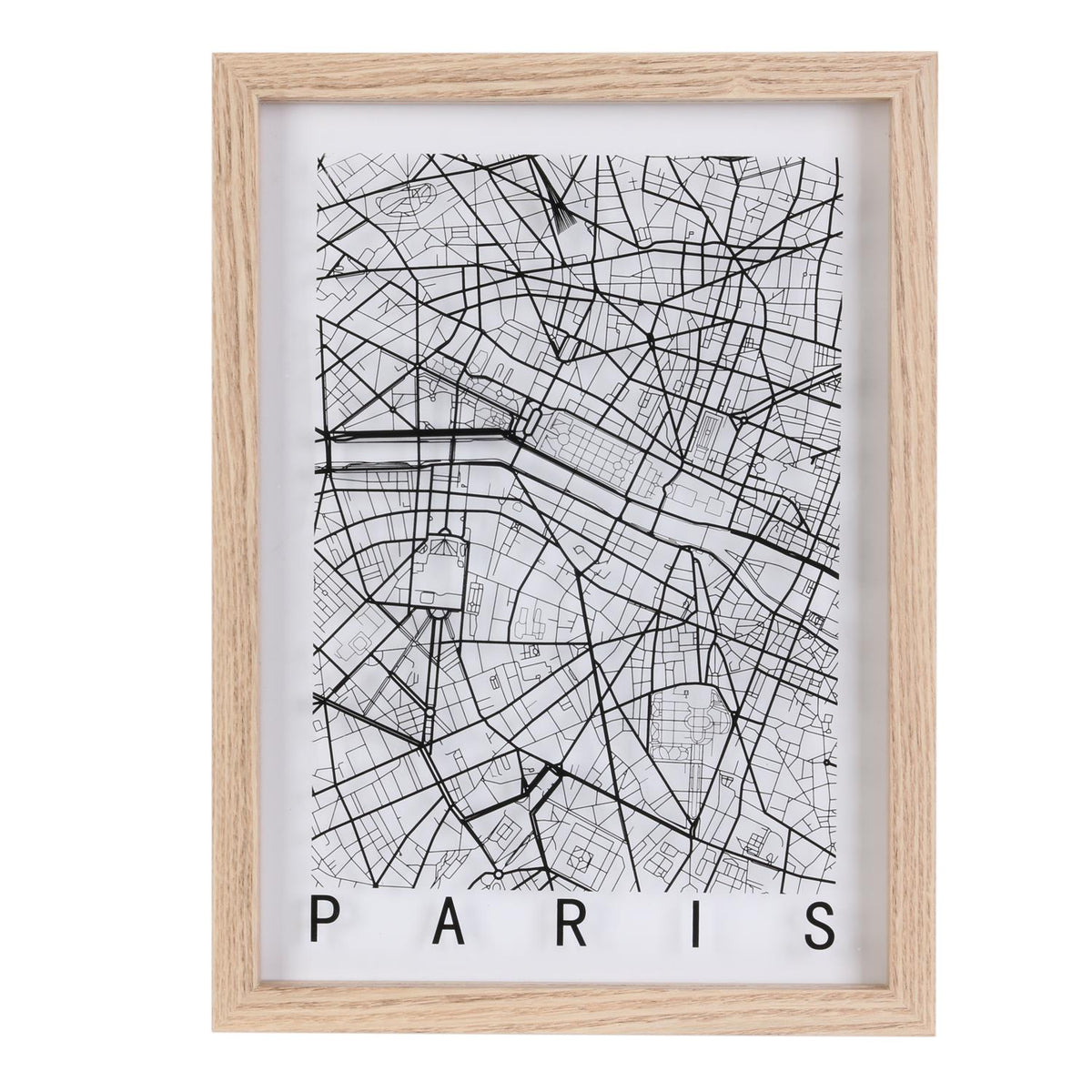 Cadre en bois et verre 20x30 PARIS