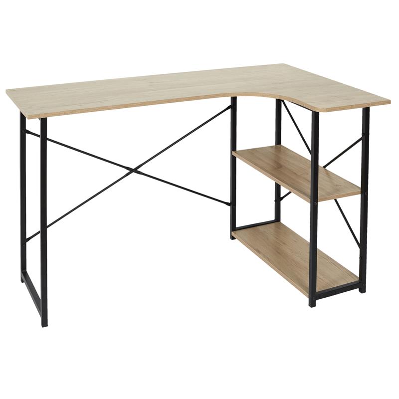 Bureau d'angle en bois noir 120x75 (Marketplace)