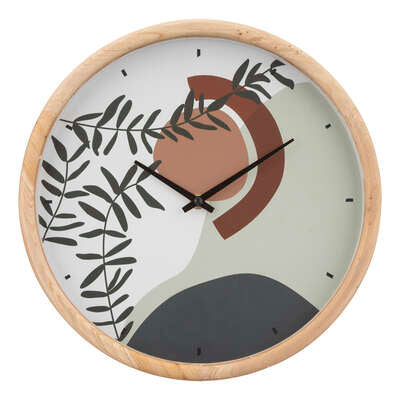 Horloge en bois art déco en bois D30