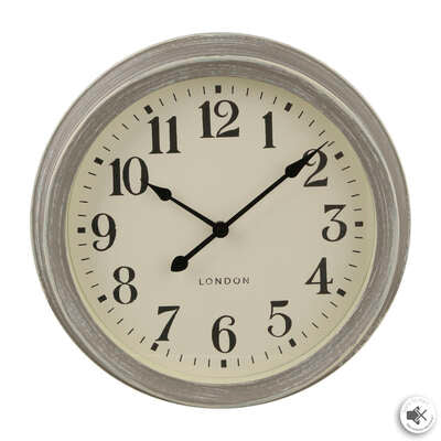 Horloge effet bois brossé D35