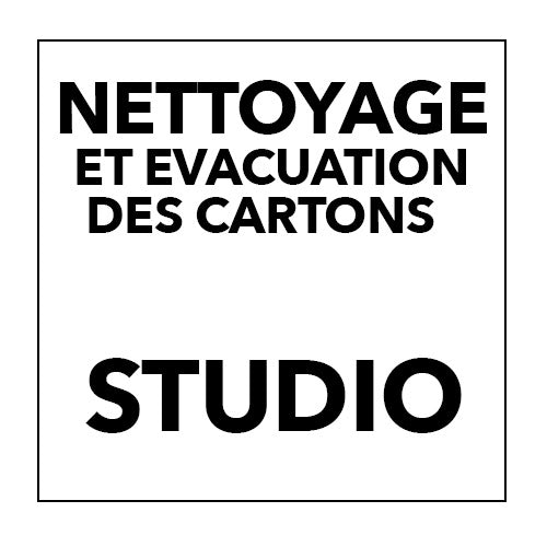NETTOYAGE STUDIO