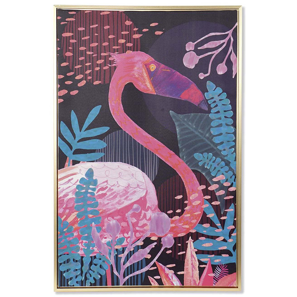 Toile cadre Flamant rose 60x90