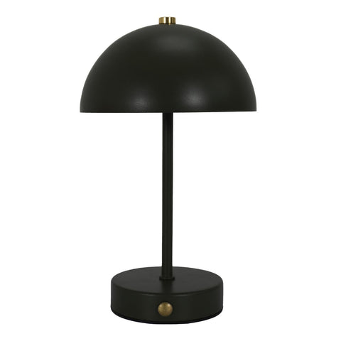 Lámpara de sobremesa seta negra H25