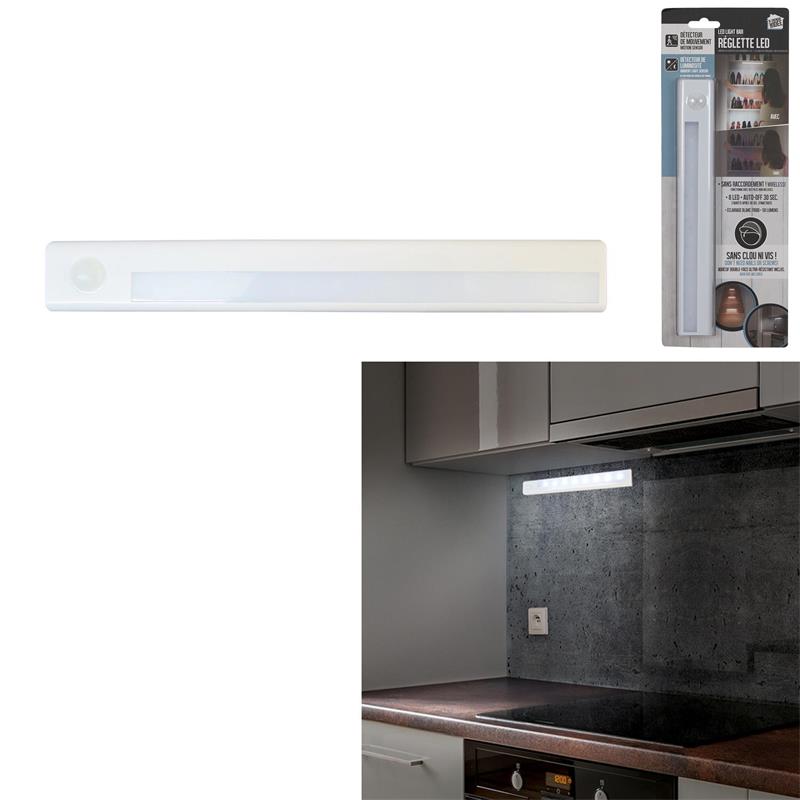 Barre avec 8 led détecteur de mouvement