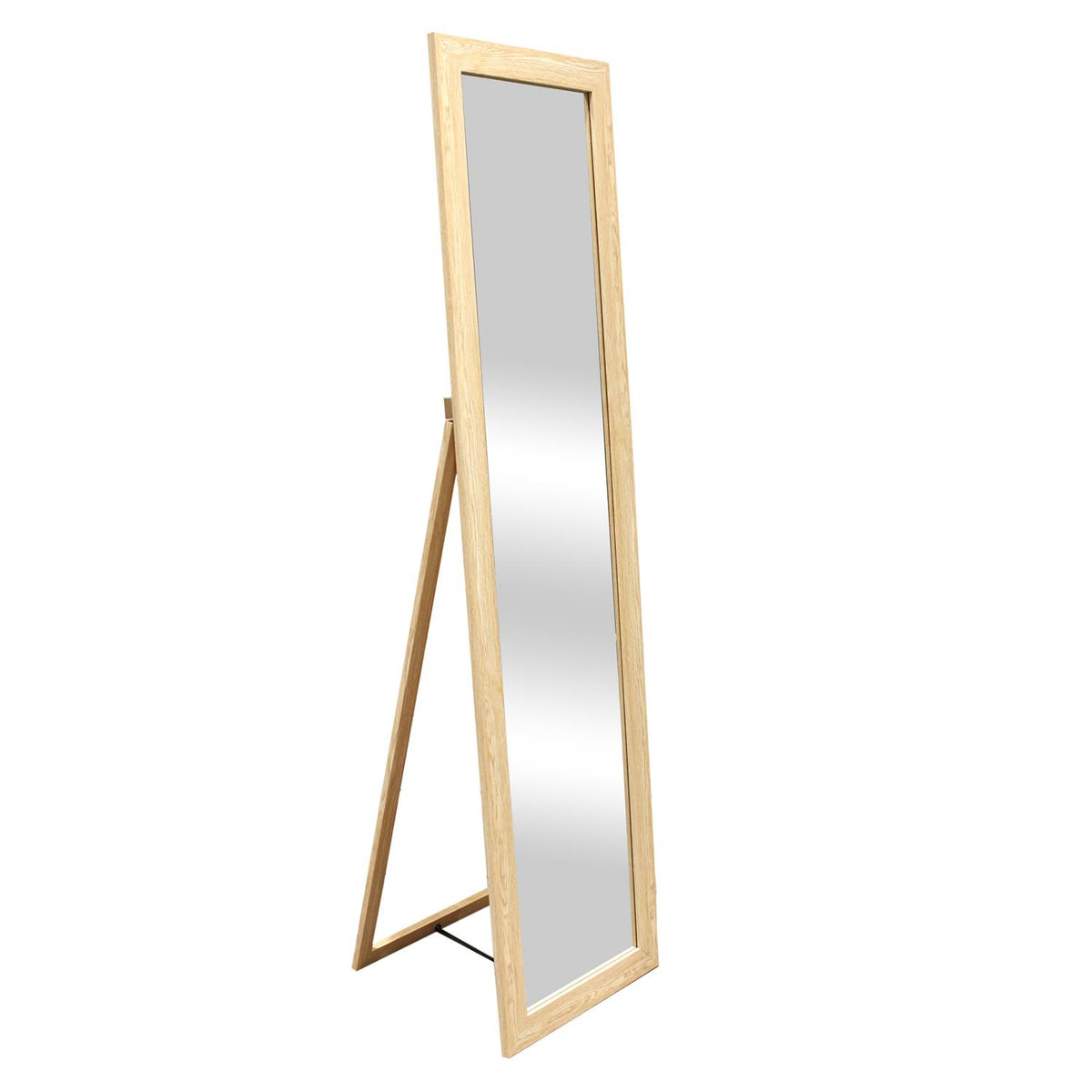 Miroir en bois sur pied H150