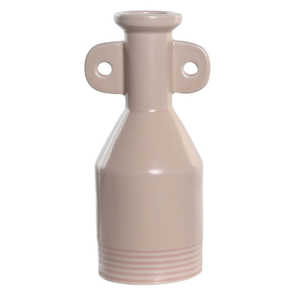 Vase art déco en porcelaine nude H20