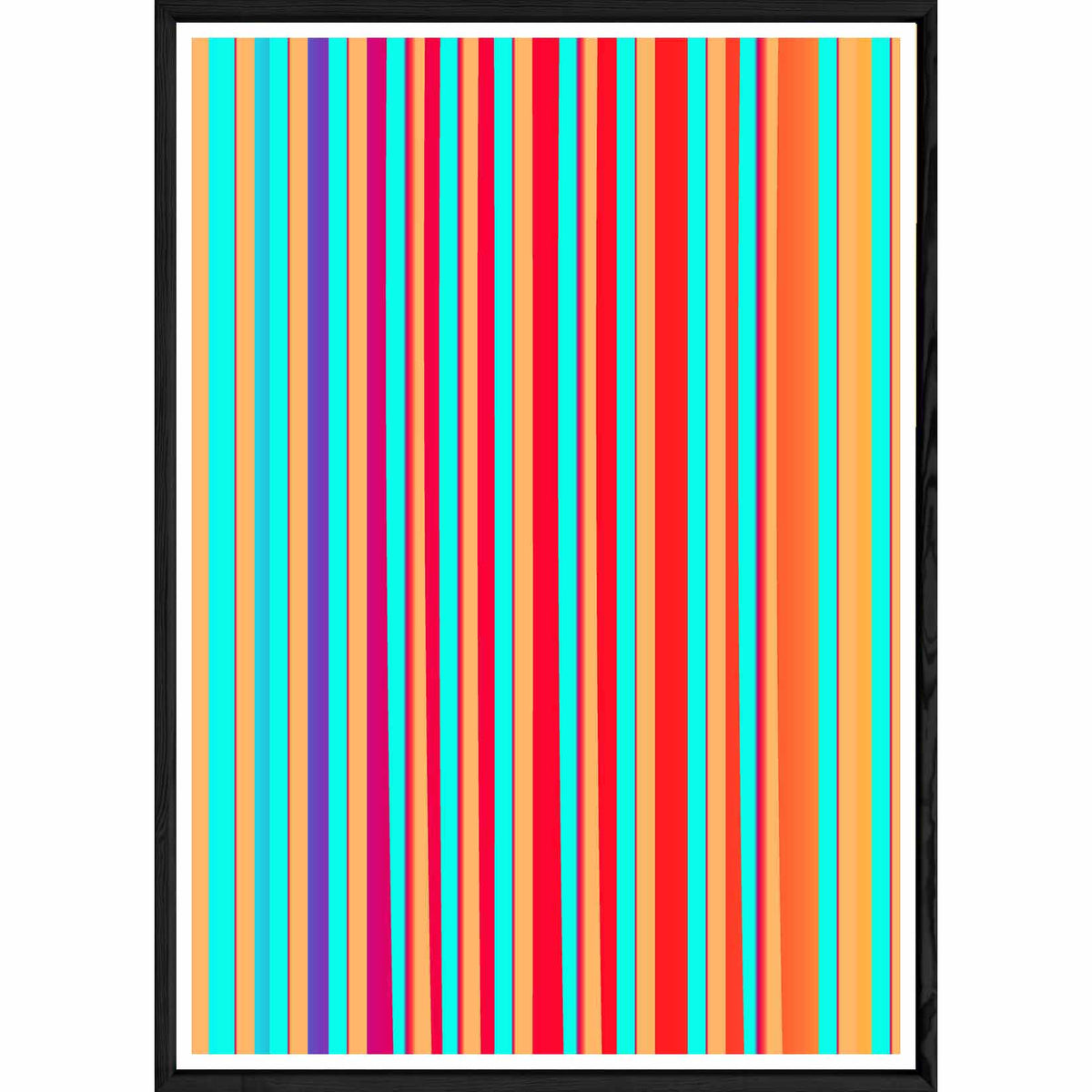 Tableau modern photo avec cadre noir POP – Taille 32x42