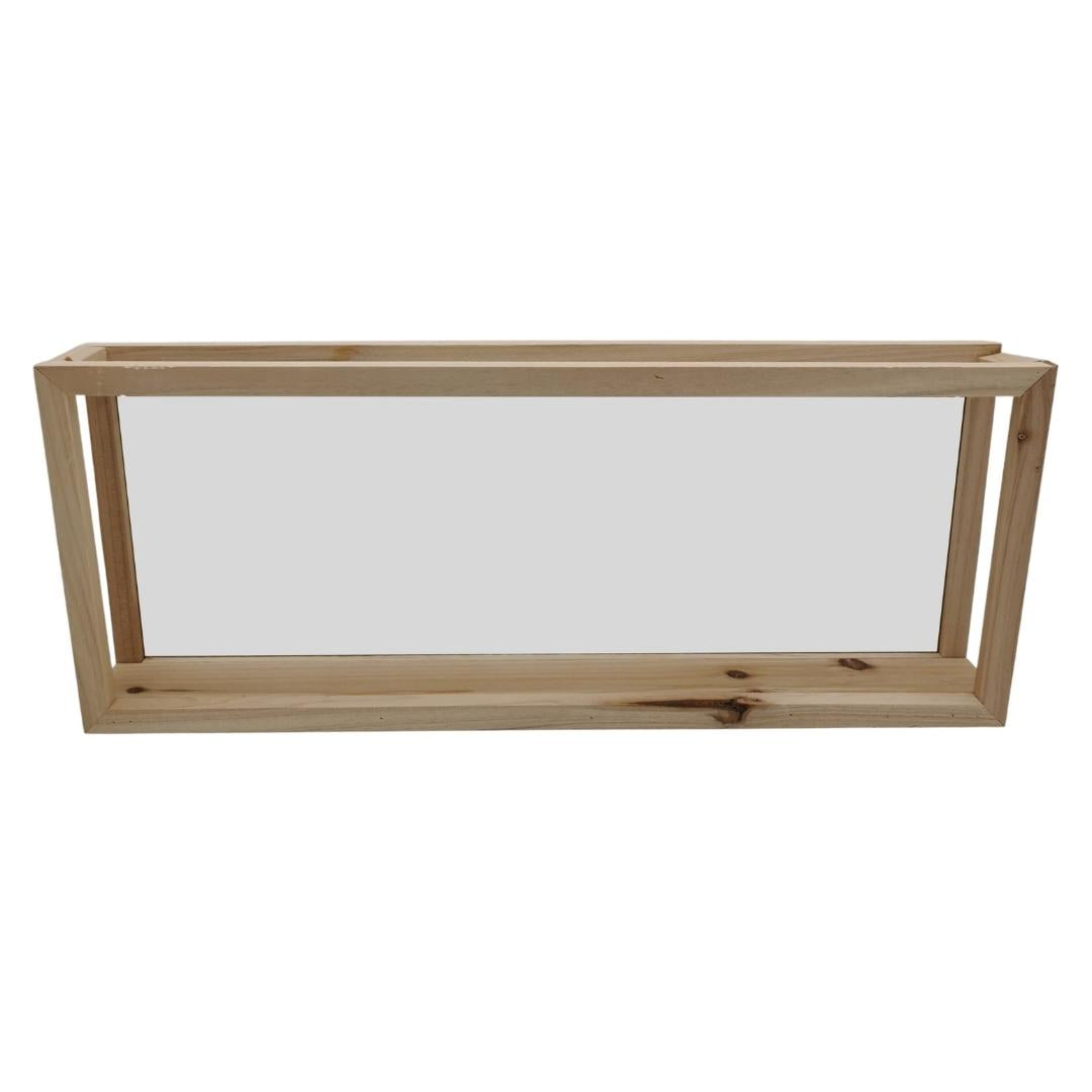 Lot de 2 Miroirs en bois L50