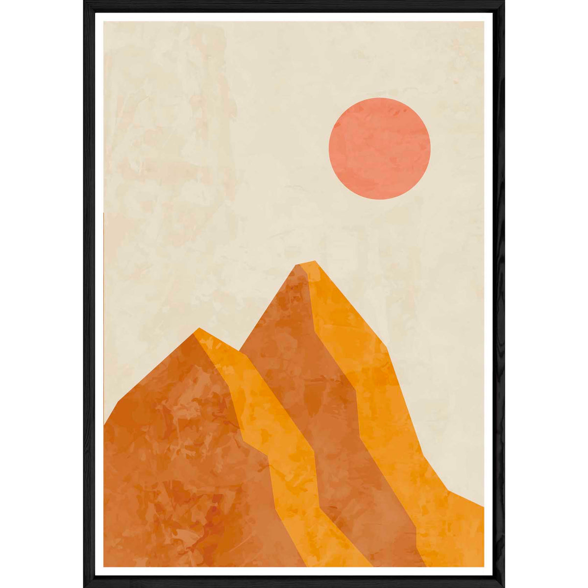 Tableau paysage avec cadre noir – Taille 23x32