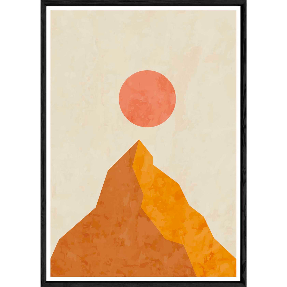 Tableau paysage avec cadre noir – Taille 32x42
