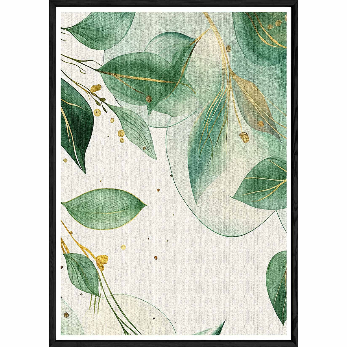 Tableau design avec cadre noir – Taille 32x42