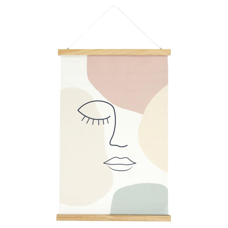 Toile murale poésie 60x40