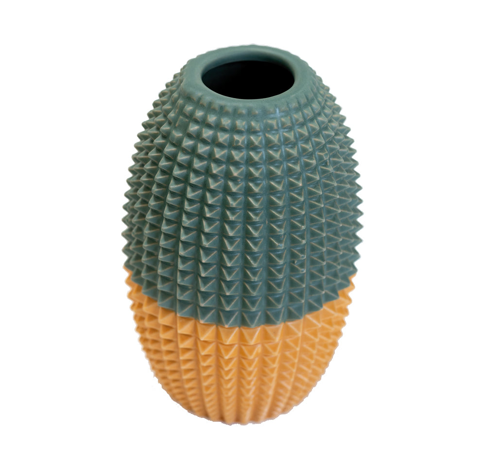 Vase en céramique bicolor H15