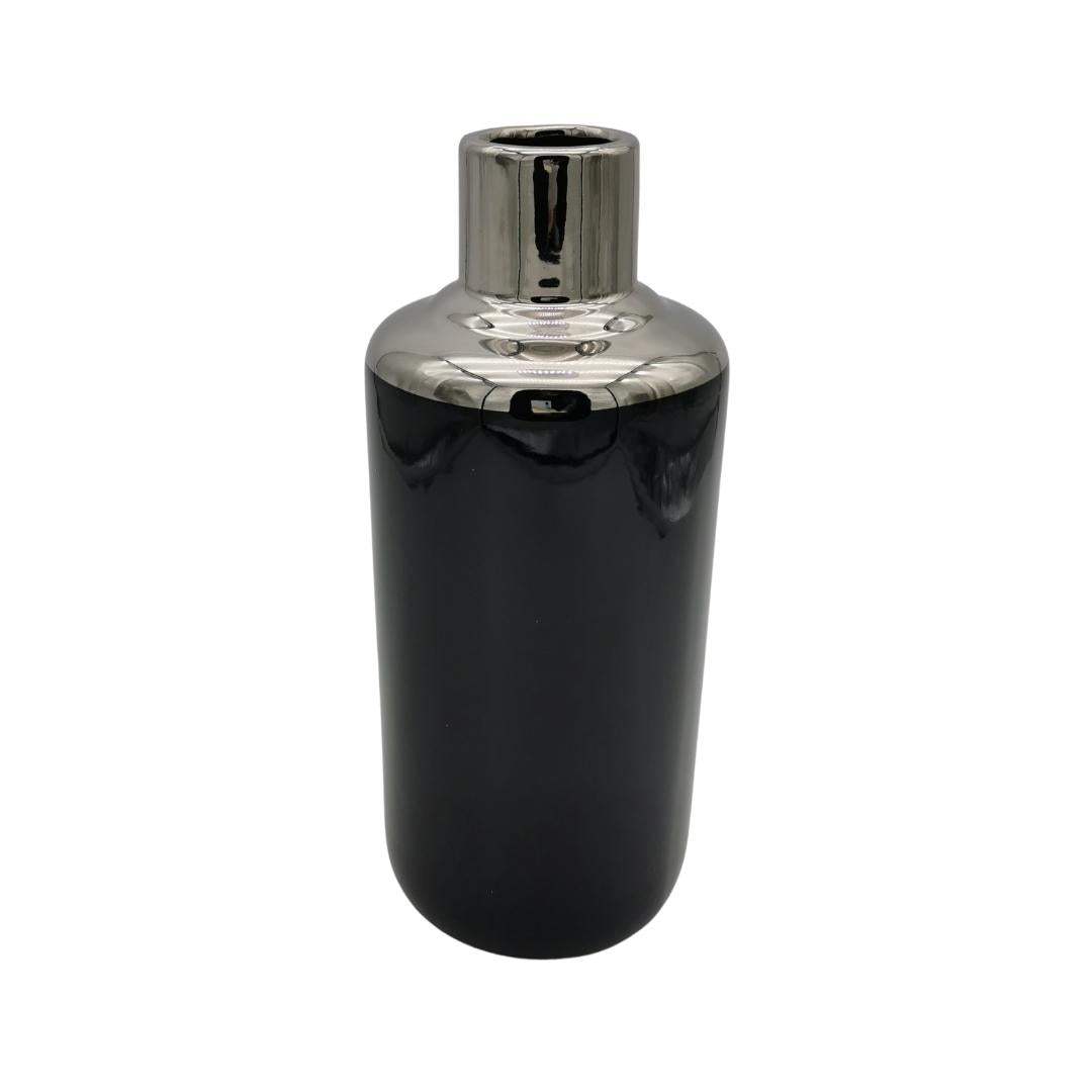 Vase en céramique noir H26