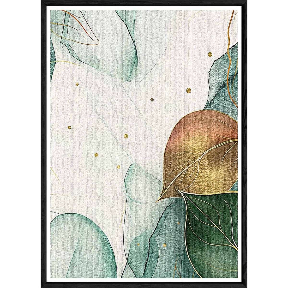 Tableau design avec cadre noir – Taille 32x42