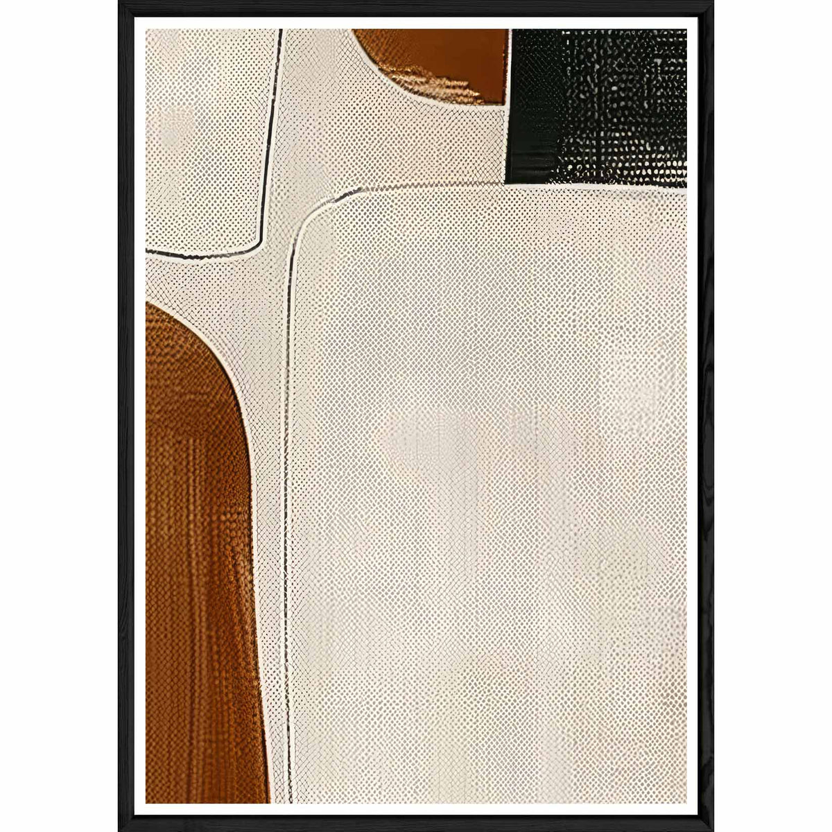 Tableau design avec cadre noir – Taille 32x42