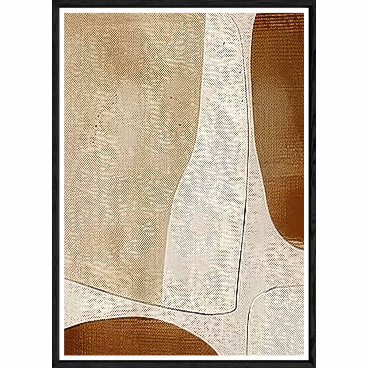Tableau design avec cadre noir – Taille 32x42